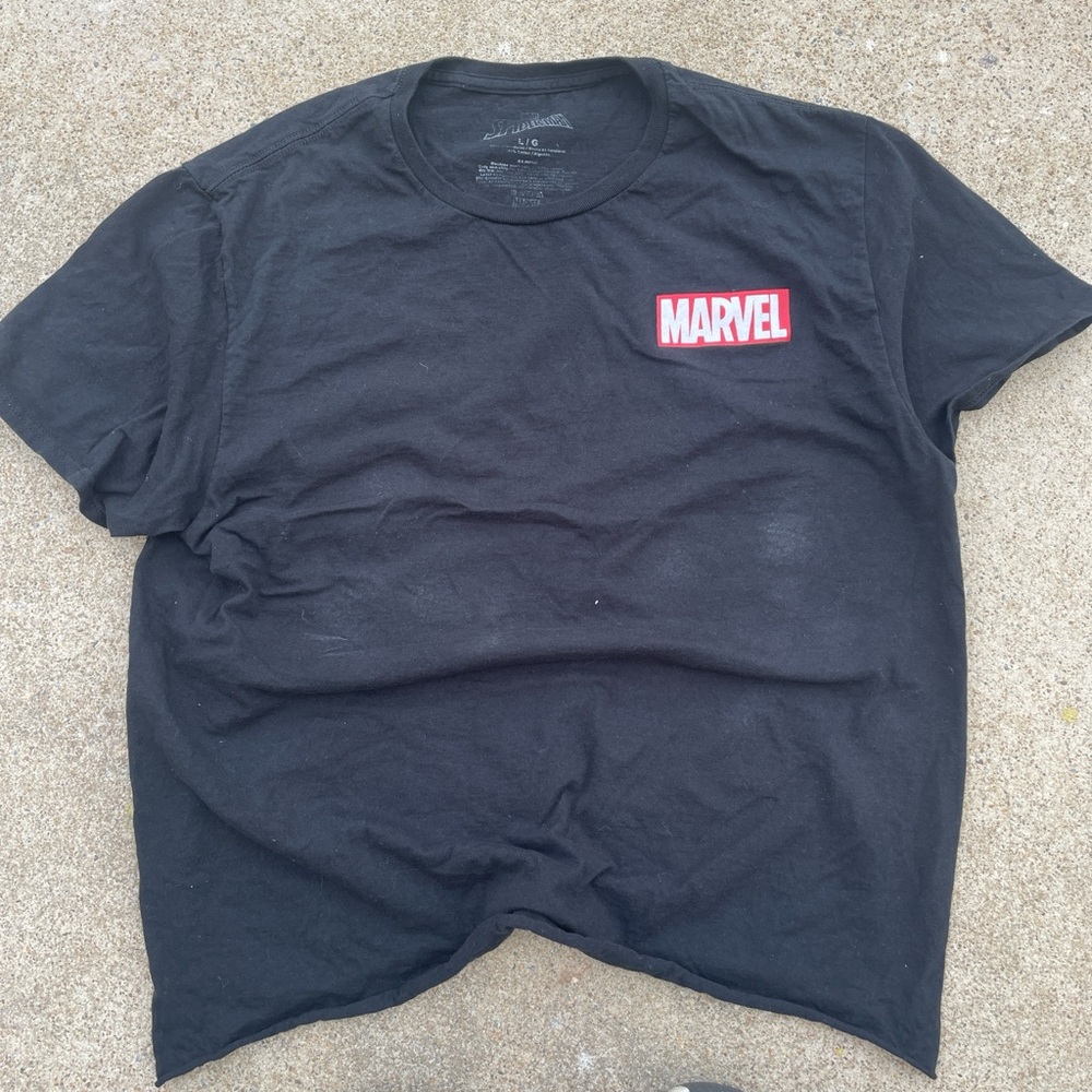 Early 2000s Marvel Black SpidermanT-Shirt for Men